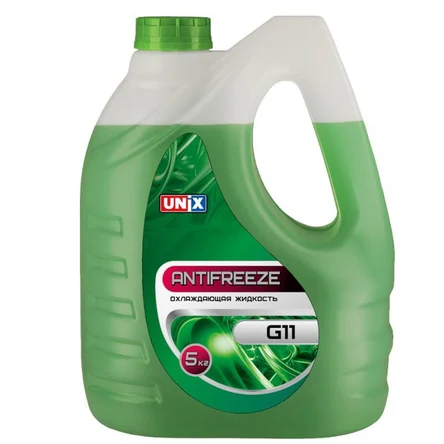 Антифриз UNIX зеленый G11 5кг.