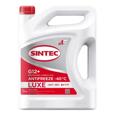 Антифриз SINTEC красный G12+ 5кг.